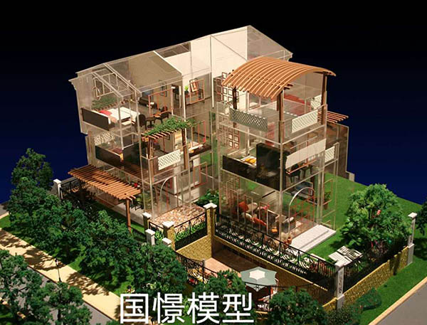 饶河县建筑模型